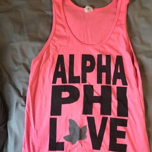Alpha Phi “love” T shirt